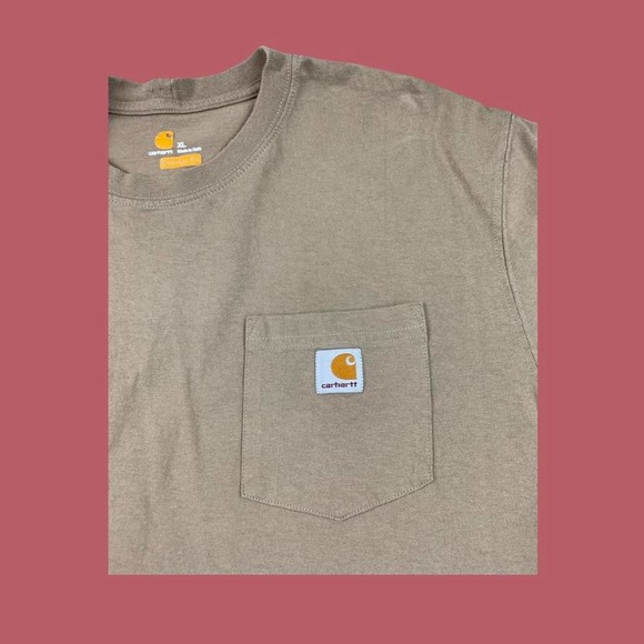 Carhartt essential tan work t-shirt - Picture 2 of 4